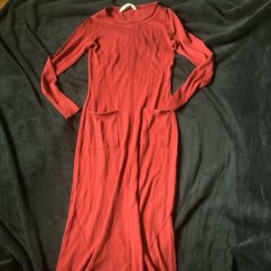 Anthropologie/sparrow sweater dress with pockets!